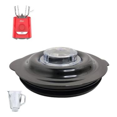 Imagem de Tampa com Vedação Segura Compatível Copo Liquidificador Oster Oliq501 