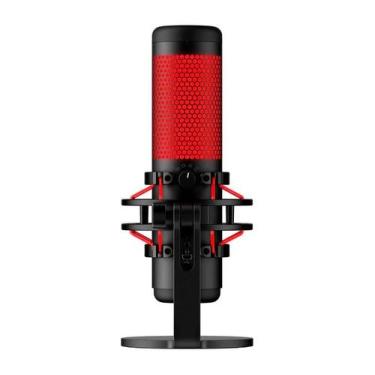 Imagem de Microfone HyperX Quadcast Condensador Podcast, Multi-padrão, Preto