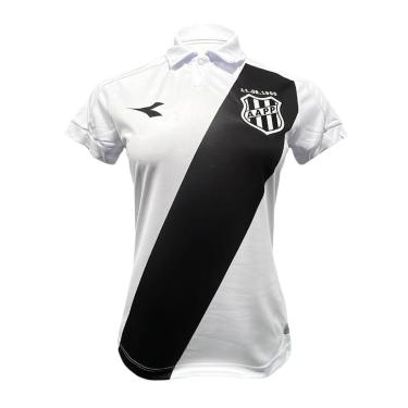 Imagem de Camisa Diadora Ponte Preta I 2025 Feminina - Fan-Feminino