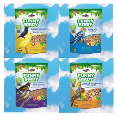 Imagem de Ração Para Passaros Calopsitas E Agapornis Funny Birdy 350G - Supra