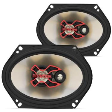 Imagem de Par Alto Falante Bravox Triaxial 5x7'' B3X57 X 50wrms, Triaxial