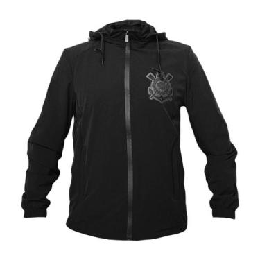 Imagem de Jaqueta Corinthians Corta Vento Com Capuz Removível - Masculino - Coim
