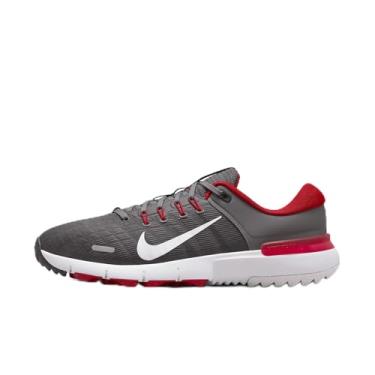 Imagem de Nike Tênis de golfe Free Golf NN (FN0332-002, cinza ferro/vermelho universitário/cinza fumo), Cinza ferro/vermelho universitário/cinza fumo/branco, 44 BR