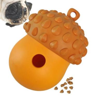 Imagem de Comedouro Cao Gato Cachorro Pet Brinquedo Interativo Raçao Petisco Gul