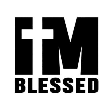 Imagem de Adesivo de vinil I am Blessed Cross NOK |Carros Caminhões Vans Paredes Laptop| Preto |5,5 x 5 polegadas | NOK2299