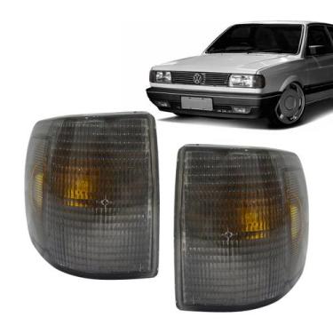 Imagem de Par Pisca Lanterna Dianteira Vw Gol Parati Saveiro 1991/1994 Quadrado 