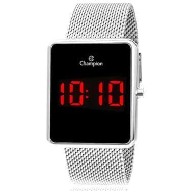 Imagem de Relógio Digital, Champion, Feminino, CH40080T, Pulseria em aço Prata