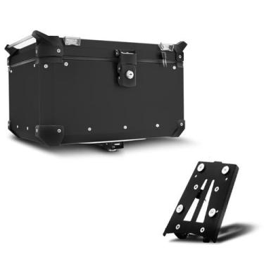 Imagem de Baú Moto Alumínio Top Case 48 Litros + Base de Fixação Super Adventure