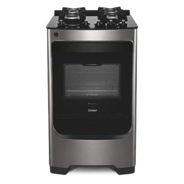 Imagem de Fogão 4 Bocas Consul Inox Acendimento Automático Bivolt, Bivolt