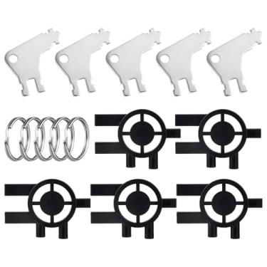 Imagem de 10 Peças Chave Dispensador Papel Toalha, 5 Peças 3 em 1 Chaves Porta-Papel Higiénico para Cintas e Sanis + 5 Chaves Abridor Caixa Lenços para Georgia Pacific Uso Escolar e Escritório em Casa