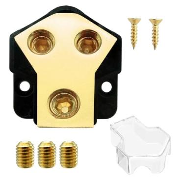 Imagem de KCT Medidor 0/2/4 de calibre 4/8 para fora do bloco de distribuição de energia de amplificador bidirecional para divisor de áudio de carro