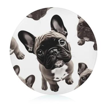 Imagem de Tábua de cortar para cozinha, antiderrapante, resistente ao calor, fácil de limpar, tábua de cortar buldogue francês - Presente de cozinha ideal para cozinheiros domésticos