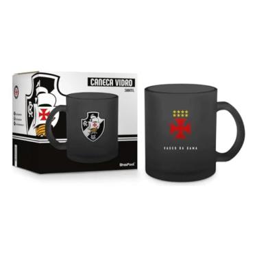 Imagem de Caneca Em Vidro Diamond Vasco Da Gama - 300ml