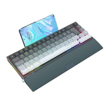 Imagem de Teclado Gamer Mecânico Redragon Shaco RGB USB-C Switch Marrom -  K641G-GW-RGB