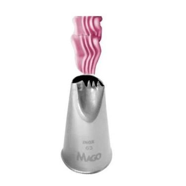 Imagem de Bico De Confeitar Inox Babado 63  Mago - Mago Indústria