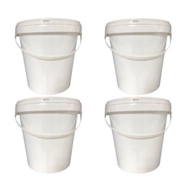 Imagem de Balde 3.6L De Cimento - 4 Pçs - Nastripack