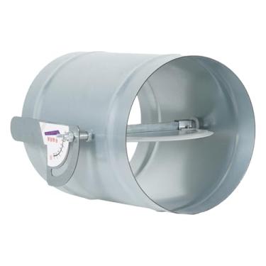 Imagem de TOP-VIGOR Amortecedor manual de volume de duto HVAC de 15 cm, amortecedor de fluxo de ar de ajuste, bloqueador de corrente de ar para sistemas de ventilação de ar