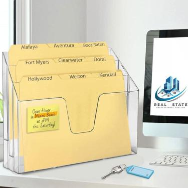 Imagem de Organizador de escritório 3 divisões cristal 869.1 Acrimet