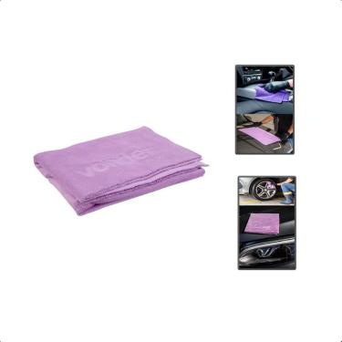 Imagem de Toalha Microfibra Extramacia Seca Automotiva 60X40Cm Roxo