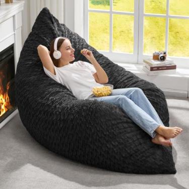 Imagem de Cadeira Bean Bag Hobestluk 3 em 1 gigante para adultos Chevron