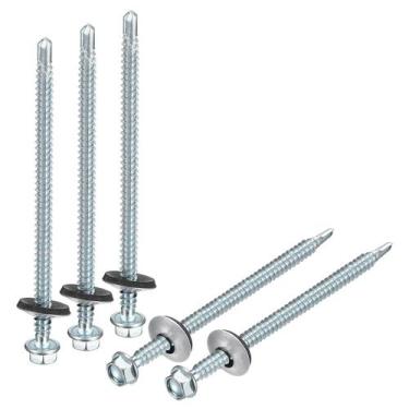 Imagem de Parafusos autoperfurantes uxcell 12 x 4 com lavadora de borracha 25 un