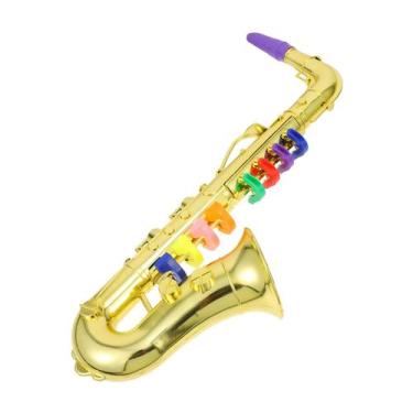Imagem de Saxofone de brinquedo BRIGHTFUFU, modelo de clarinete infantil para 7 
