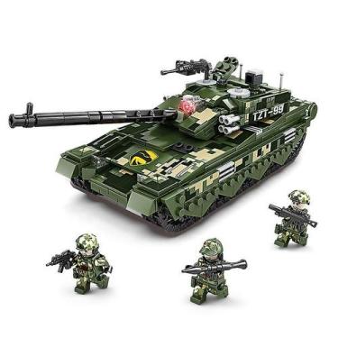 Imagem de Tanques da Estação Principal Série Militar 99 Compatíveis com Lego B -