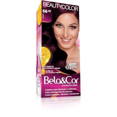 Imagem de Coloração Bela&Cor - 66.26 Marsala