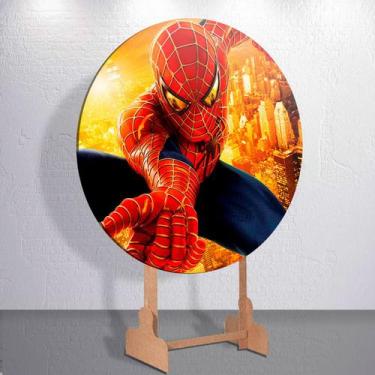 Imagem de Painel Sublimado Capas Heroi Cute Menino Aranha Decoração Festa Estamp