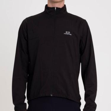 Imagem de Jaqueta Corta Vento de Ciclismo Masculina Márcio May Race Preta - Márc