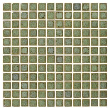 Imagem de Pastilha Cerâmica Nefertiti Avocado 2x2 Placa 30x30cm - 1012020010