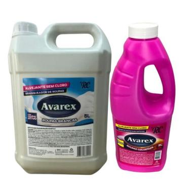 Imagem de Kit Avarex RC Para Roupas Brancas 5 lT e Coloridas 2 Litros