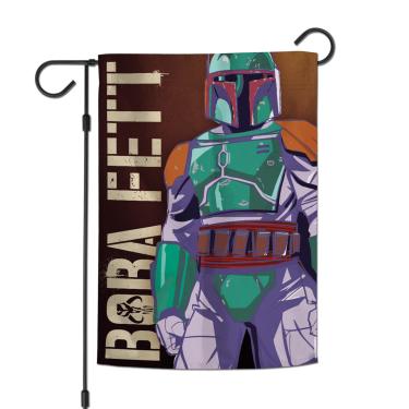 Imagem de WinCraft Bandeiras de jardim 2 lados 31,8 cm x 45,7 cm Trilogia original Star Wars Boba Fett