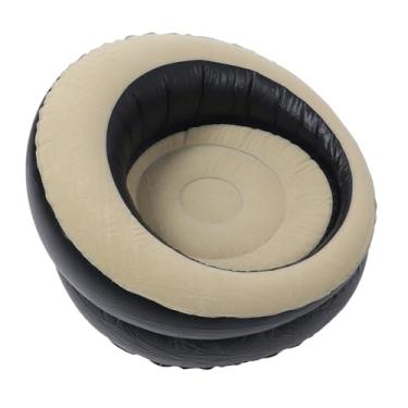 Imagem de Cryfokt Espreguiçadeira Inflável PVC Reunindo sofá Portátil Ergonômico Inflável para Sala de Estar, Quarto, Viagens Ao Ar Livre, Inflação Rápida e Design à Prova de Vazamentos, Adequado para (Cor