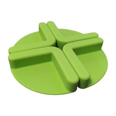 Imagem de Generic Conjunto de 4 pés antiderrapantes para tábua de corte, ideais para cozinhas. Feitos de silicone e profissional. Perfeitos para uso, Verde