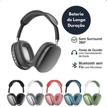 Imagem de Headphone P9 Wireless Extra Bass Bluetooth Som Claro - Lippin