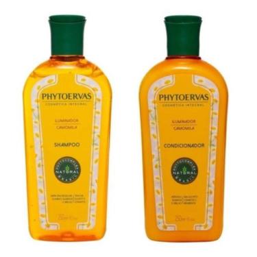 Imagem de Shampoo + Condicionador Phytoervas iluminador Kit 500g
