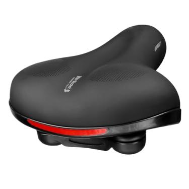 Imagem de GORIX Suspensão para assento de selim de bicicleta, refletor de mola embutido, impermeável, largo, grosso, confortável, bicicleta de estrada de montanha (GC-DryMax C2)
