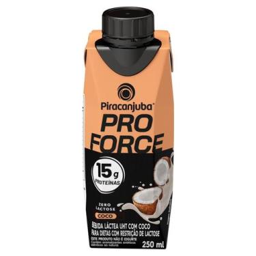 Imagem de Bebida Láctea Zero Lactose ProForce Coco 15g de Proteína 250ml Piracan