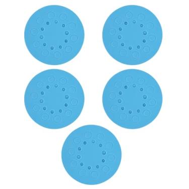 Imagem de Phefop Rack de Tubo de Teste de Espuma Redondo de 5 Unidades, Suporte de Tubo de Centrífuga de Espuma Flutuante Reutilizável Lavável para 0,2ml 0,5ml 1,5ml 2ml, Perfeito para Aulas de (Azul 20