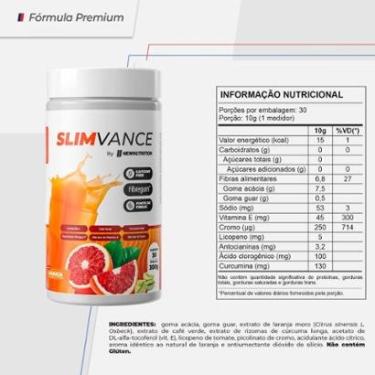 Imagem de Slimvance Fibras sem Cafeina 300g Laranja-Unissex