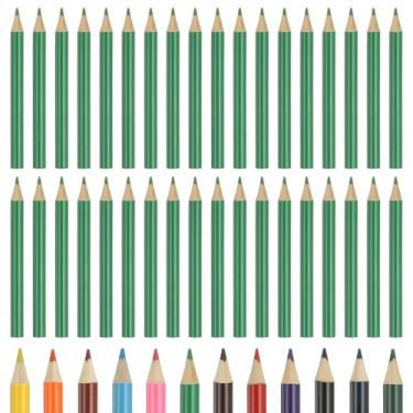 Imagem de PATIKIL Lápis de cor, frutas verdes, lápis de desenho fofos com núcleos à base de óleo, materiais de scrapbook, para adultos, livros de colorir, artistas, iniciantes, desenho, esboços, 36 peças