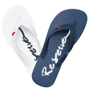 Imagem de Kit 2 Chinelo Masculino Reserva Go RSV Borracha Premium Original 750040648 Cor:;Tamanho:39-40-Masculino