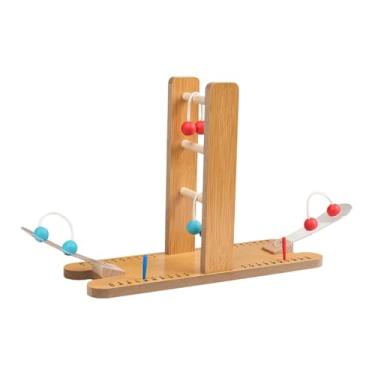 Imagem de Qraatosi Jogo de Arremesso de Bolas em Escada, Brinquedo de Madeira com Ornamentos para Diversão No Jardim E Pátio.