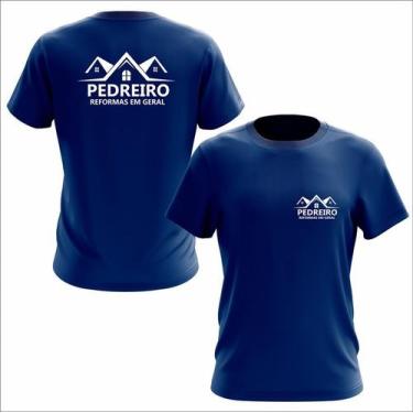 Imagem de Camiseta Pedreiro - Estampa Norte, G2, Preto