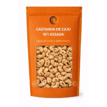 Imagem de Castanha De Caju 1 Kg Inteira Premium W1 – Assada Sem Sal