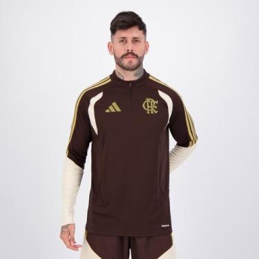Imagem de Blusão Adidas Flamengo Treino 2026 Marrom, M