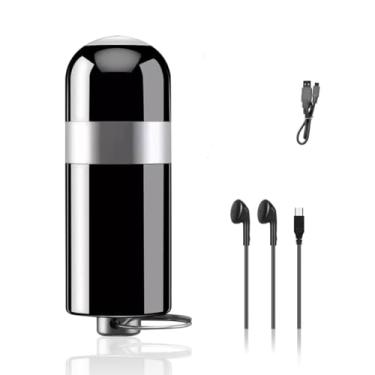 Imagem de Mini Gravador Voz Som Digital Super Pequeno, Profissional Gravador de Voz, Ditafone Portátil Recarregável para Trabalho, Palestras, Reuniões, Entrevistas, Memória de 16GB, USB 2.0