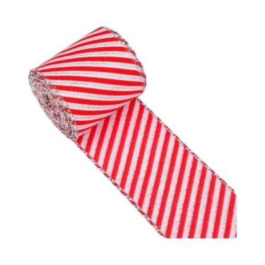 Imagem de Fita De Natal Xadrez Vermelha E Branca Para DIY, Embalagem De Presente