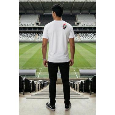 Imagem de Camiseta Dry Poliamida UV50 Galo  Abstrato Brasil, Branco, PP